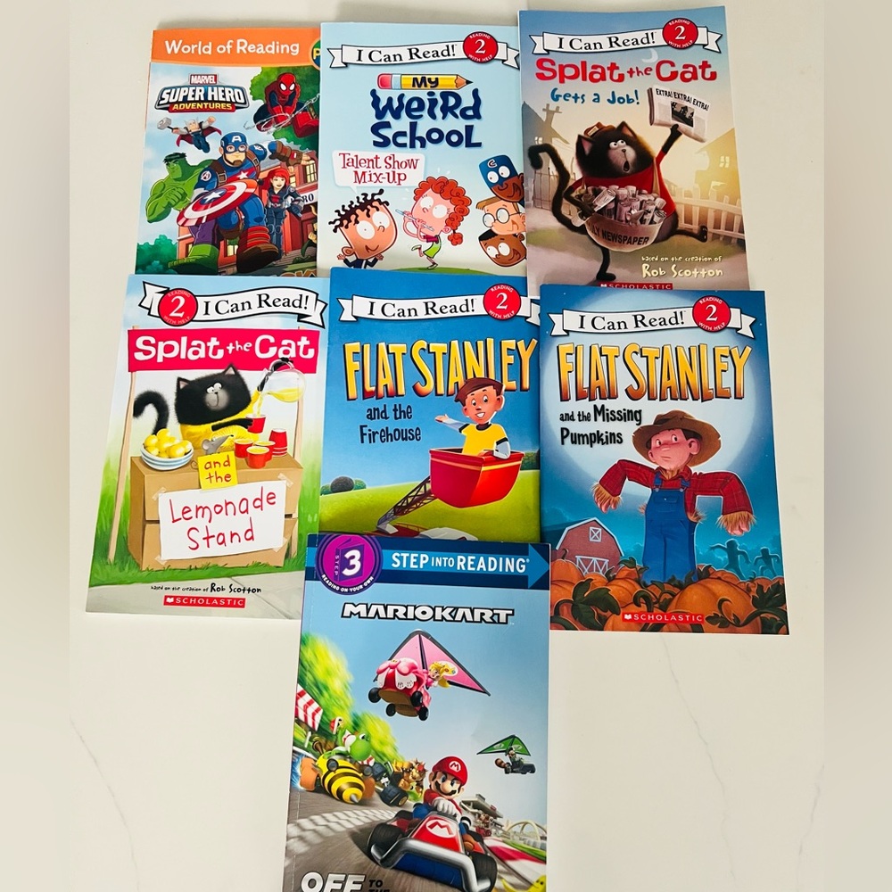 Children's Book Set with Colorful Covers